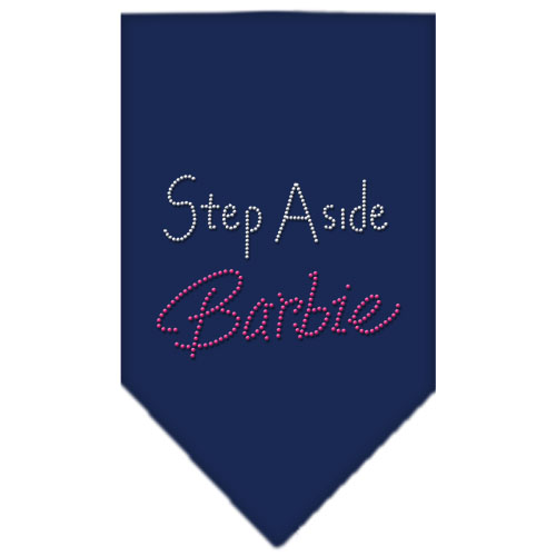 Step Aside Barbie Rhinestone Bandana Navy Blue large
